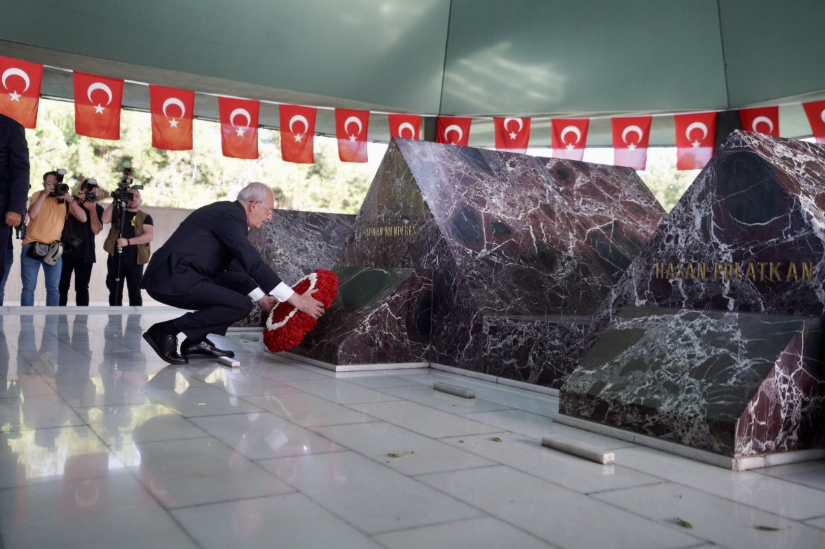 Kemal Kılıçdaroğlu ndan Adnan Menderes ve Turgut Özal ın mezarlarına ziyaret #3