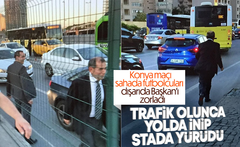 Galatasaray Başkanı Dursun Özbek'in trafikle imtihanı