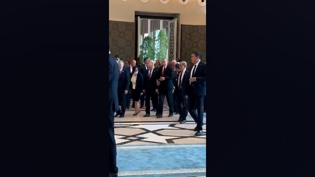 Cumhurbaşkanı Erdoğan ve Putin kol kola yürüdü #2