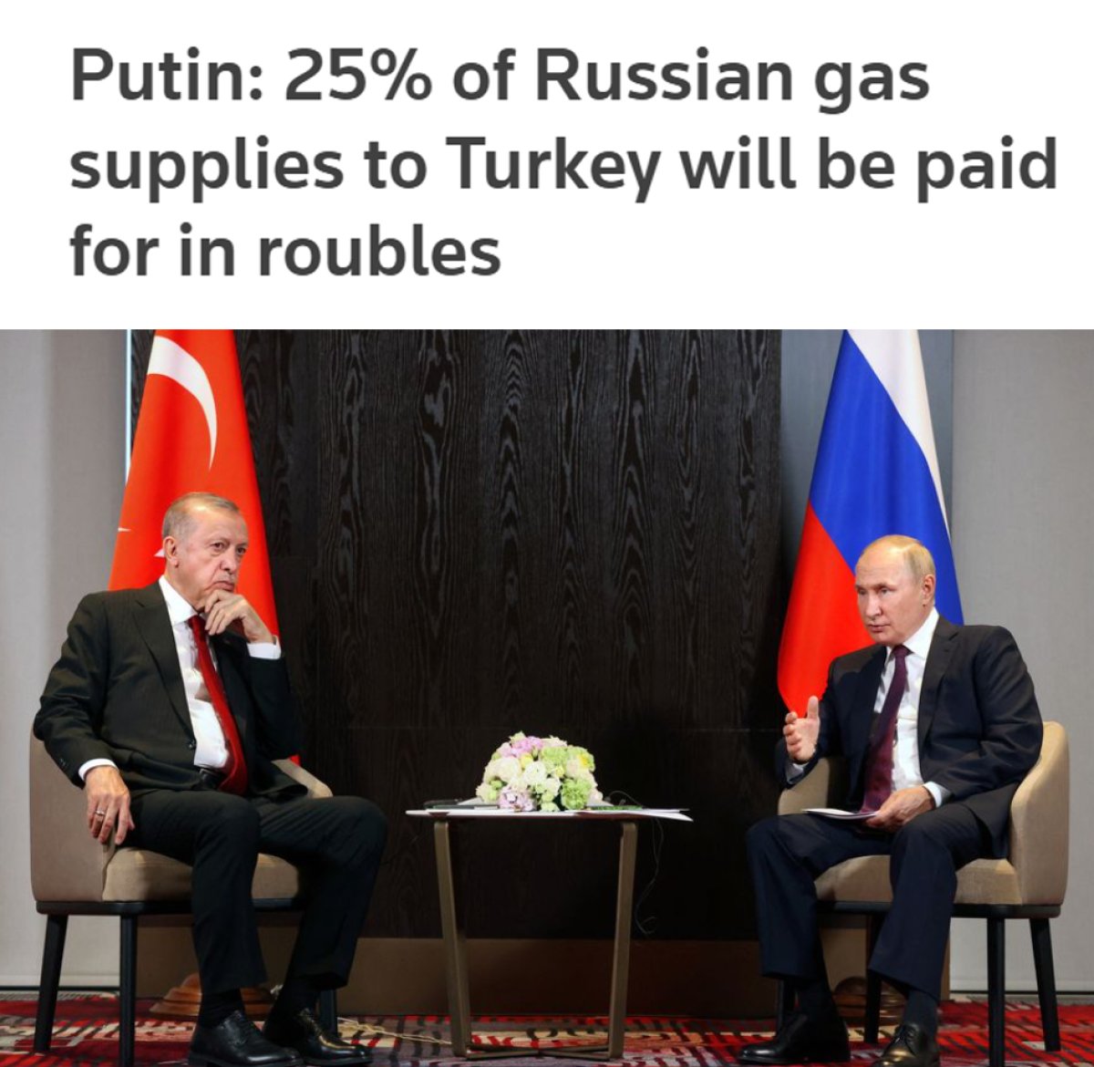 Cumhurbaşkanı Erdoğan ile Putin in görüşmesi dünya basınında #3