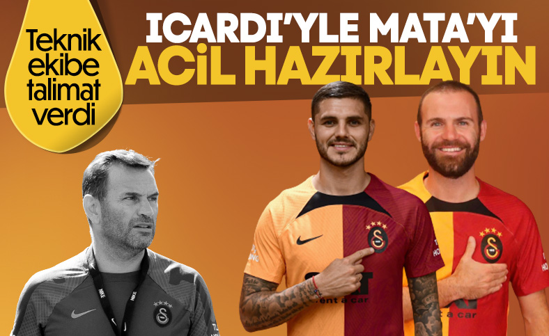 Galatasaray'da Juan Mata ve Mauro Icardi için seferberlik