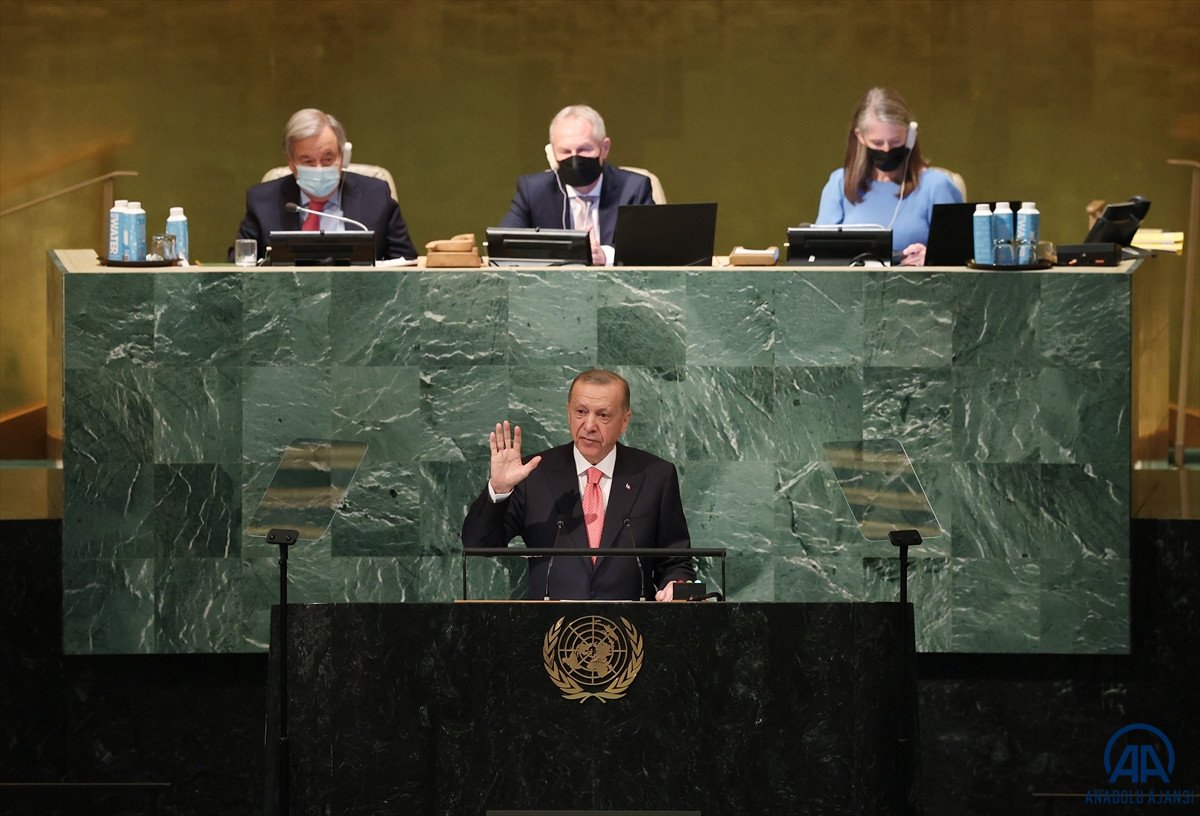 Cumhurbaşkanı Erdoğan ın BM Genel Kurulu konuşması #8