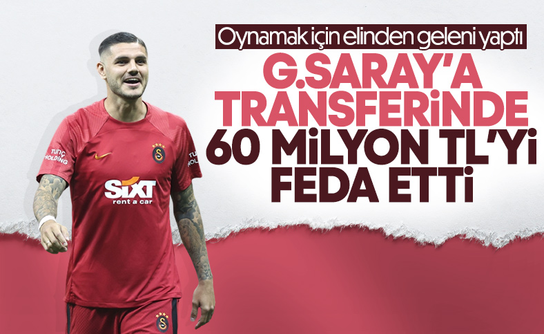 Icardi'den Galatasaray için 60 milyon lira feda