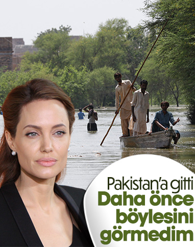 Angelina Jolie, Pakistan için yardım çağrısı yaptı