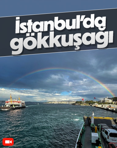 İstanbul'da gökkuşağı 