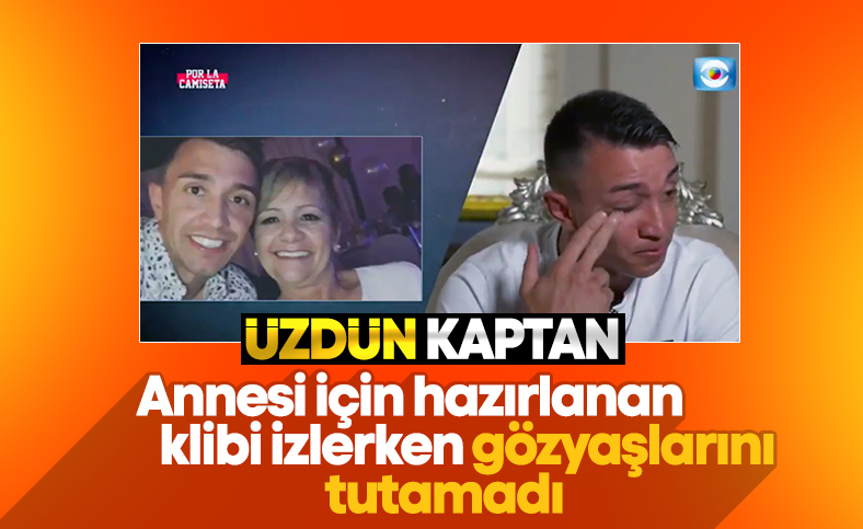 Muslera, annesi için hazırlanan videoyu izlerken ağladı