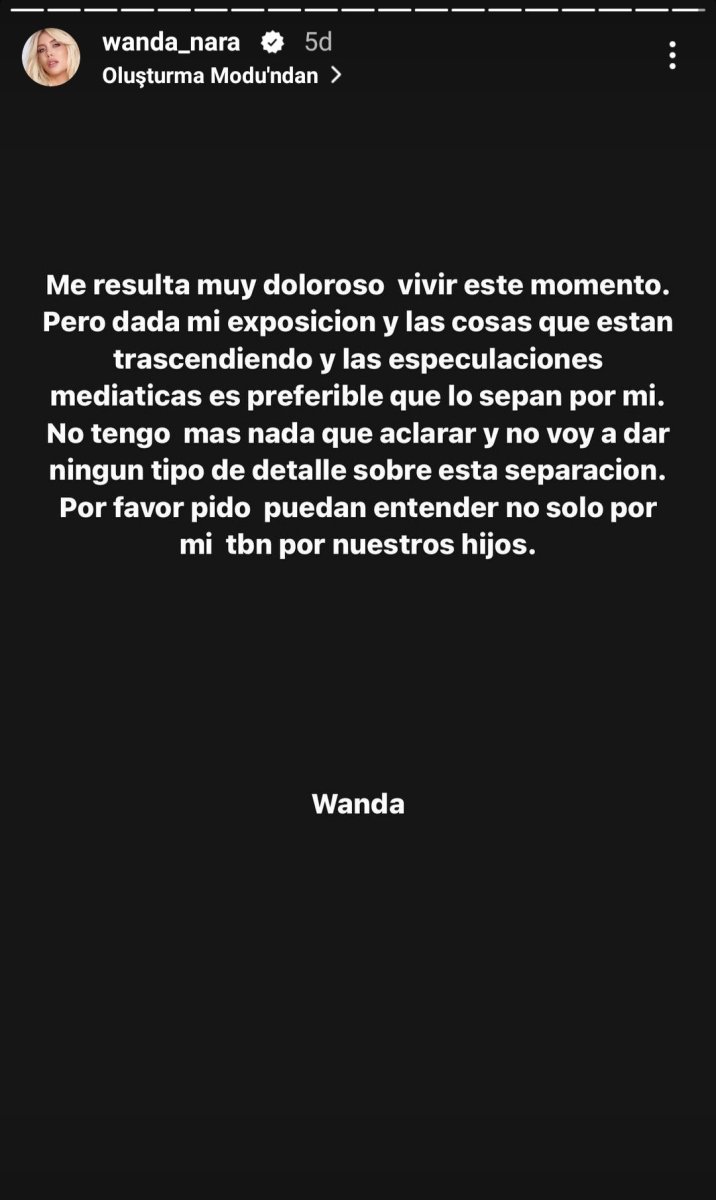 Wanda Nara, eşi Mauro Icardi den ayrıldı #3