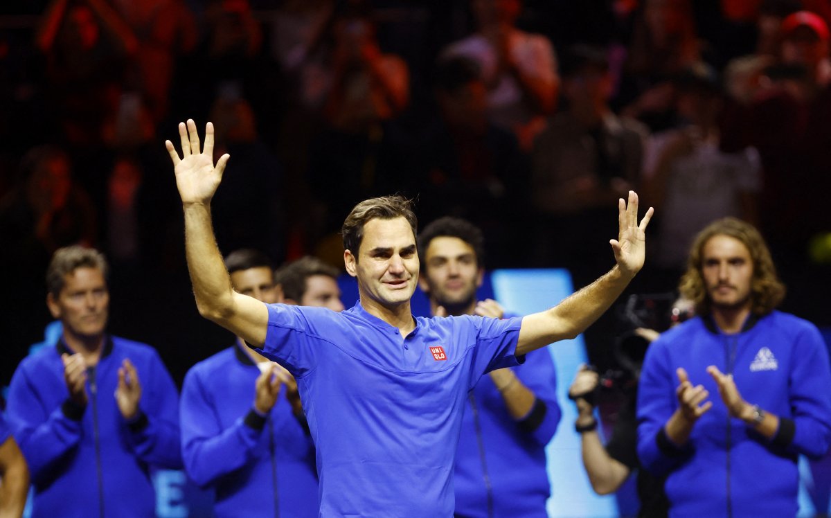 Tenisin efsane ismi Roger Federer kortlara veda etti #7