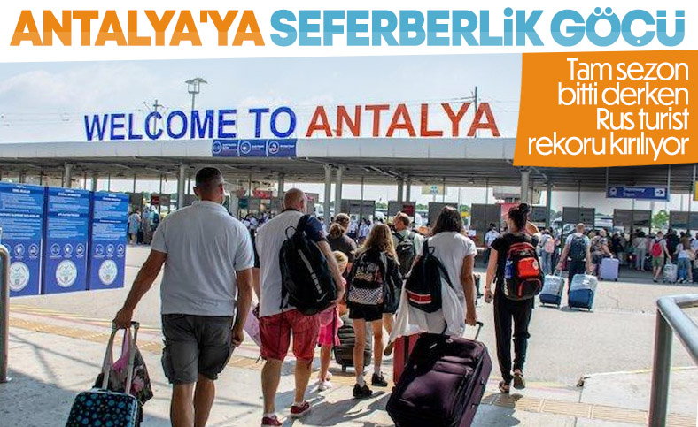 Antalya'da turist sayısı 10 milyonu aştı 