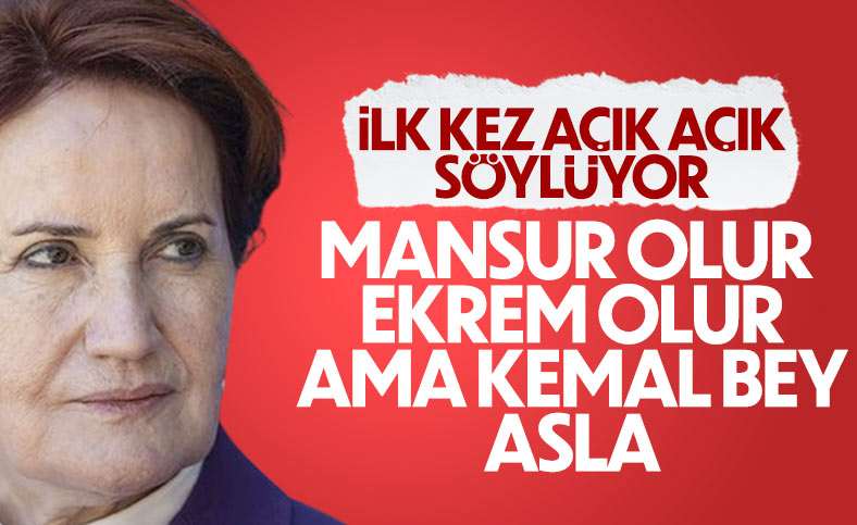 Meral Akşener: 6'lı masa noter değil