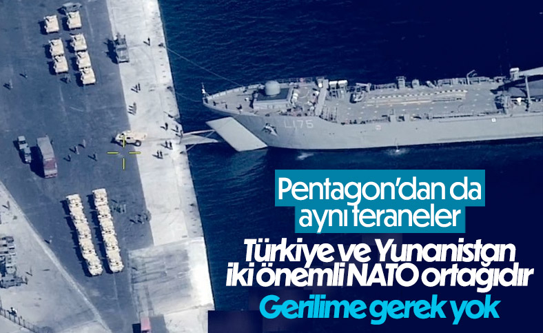 Pentagon, Yunanistan ve Türkiye’ye gerilimi düşürmek için diyalog çağrısı yaptı