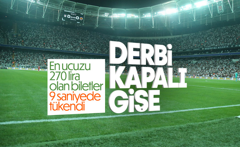 Beşiktaş - Fenerbahçe maçının biletleri tükendi
