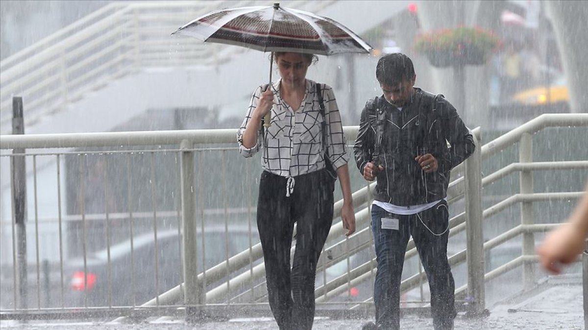 Meteoroloji den Marmara için sağanak uyarısı #1