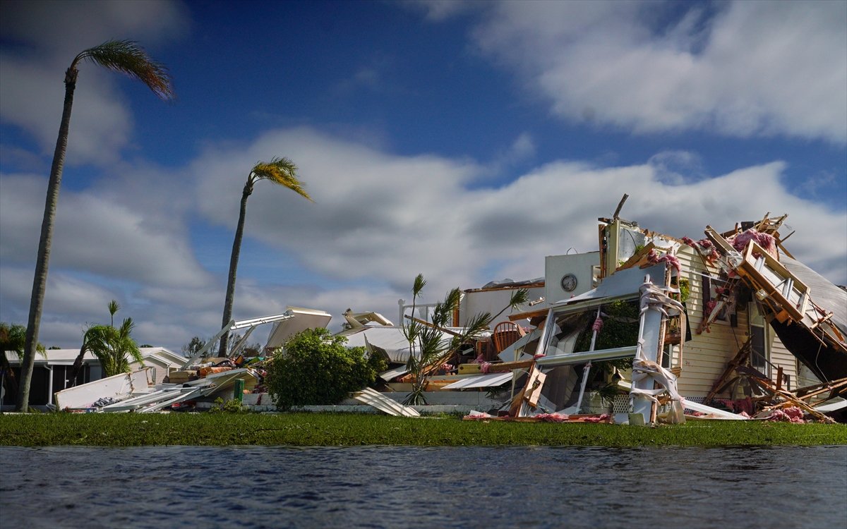 ABD de Ian Kasırgası hayatı felç etti #5