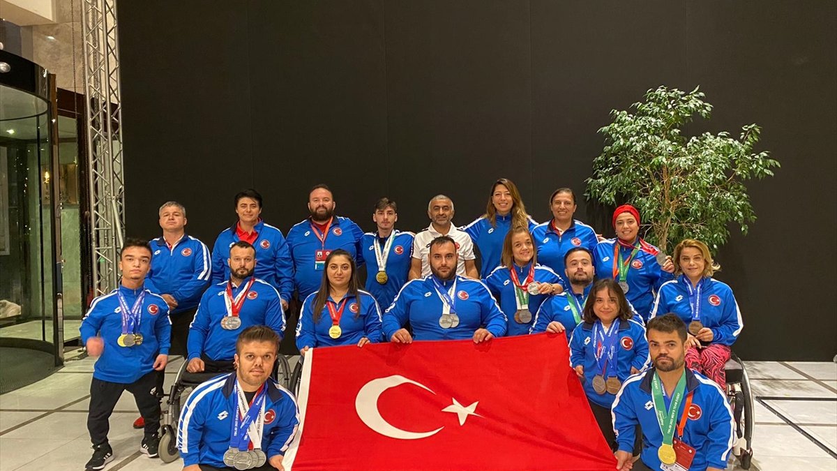 Para Halter Avrupa Şampiyonası'nda millilerden 43 madalya