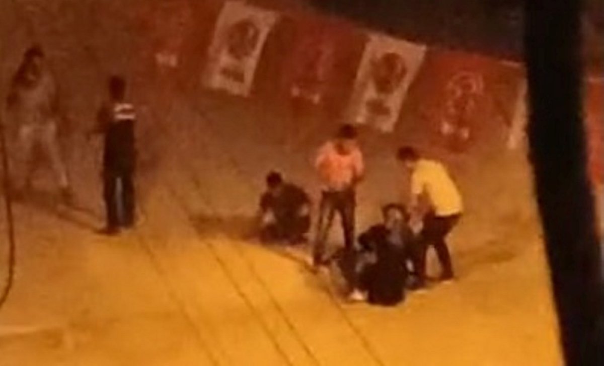 Şanlıurfa da 3 kişinin yaralandığı silahlı kavga kamerada #2