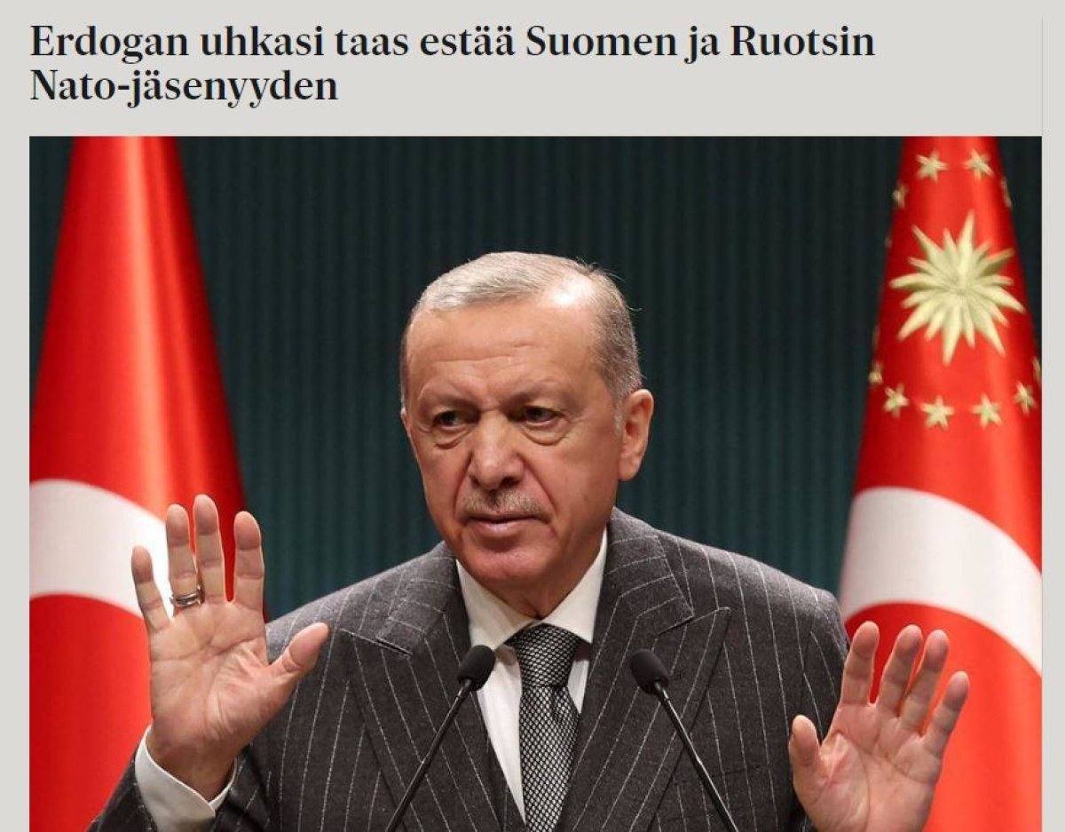 Cumhurbaşkanı Erdoğan ın NATO mesajı, İsveç ve Finlandiya basınında #2
