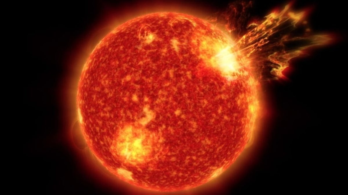 The most powerful explosion of the sun was seen