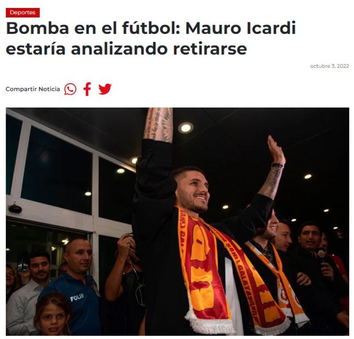 Arjantin de bomba iddia: Mauro Icardi, emekli olmayı düşünüyor #3
