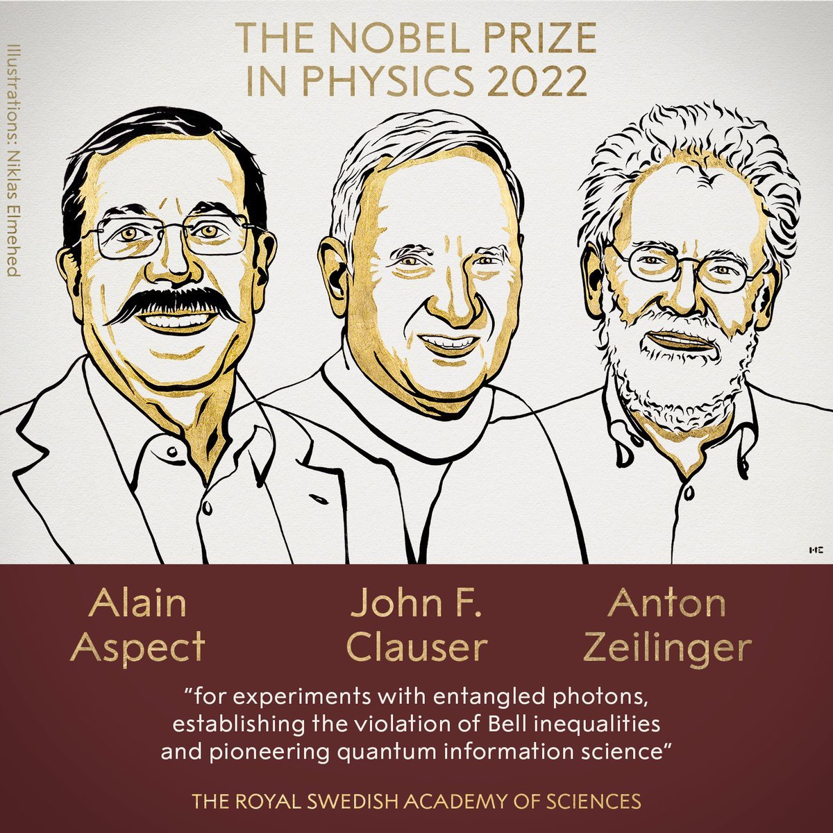 2022 Nobel Fizik Ödülü nü 3 bilim insanı paylaştı #2