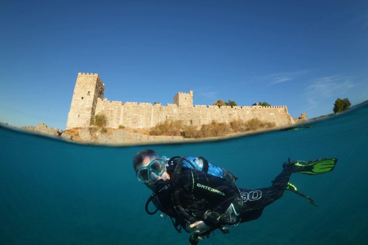 Bodrum'un su altı dünyasındaki tarihi ve doğal yaşamı