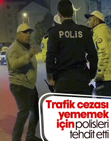 Bursa'da evrak eksiği olan şahıs polis ekiplerini tehdit etti