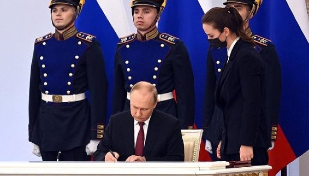 Putin, Zaporijya Nükleer Santrali yle ilgili kararnameyi imzaladı #1