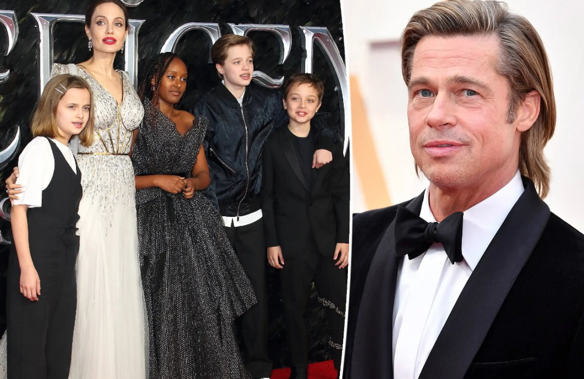Brad Pitt abused Angelina Jolie and children #1