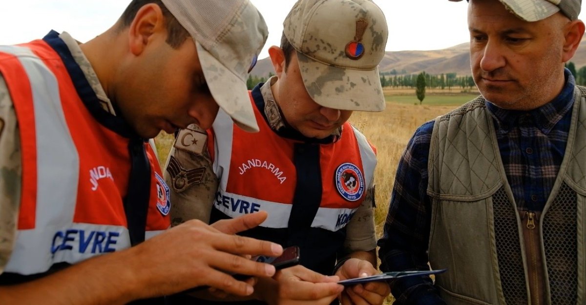 Bayburt ta kaçak avcılığa drone ile denetim #2