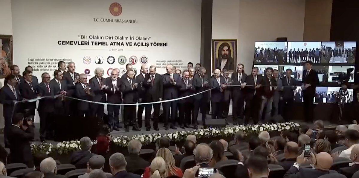 Cumhurbaşkanı Erdoğan yeni cemevlerinin açılışını yaptı #5