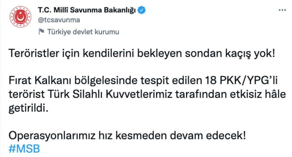 PKK ya bir ağır darbe daha: 18 terörist leş edildi #1