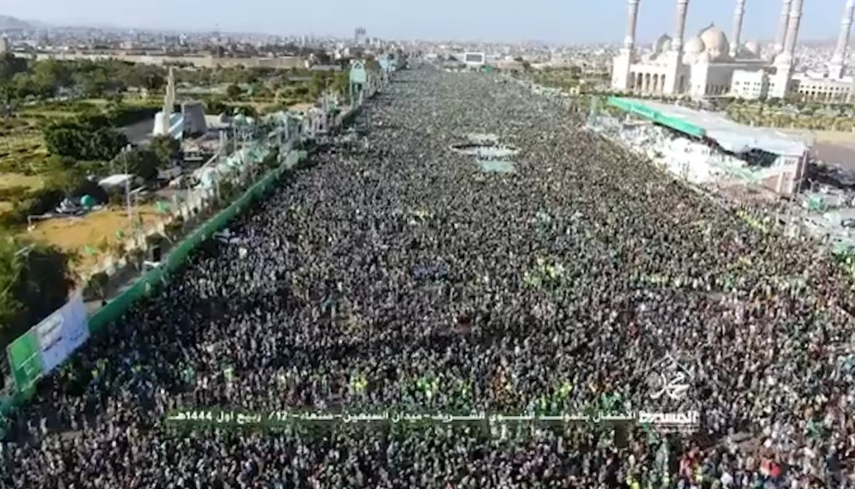 Yemen de milyonlarca kişi Mevlid Kandili ni kutladı #6