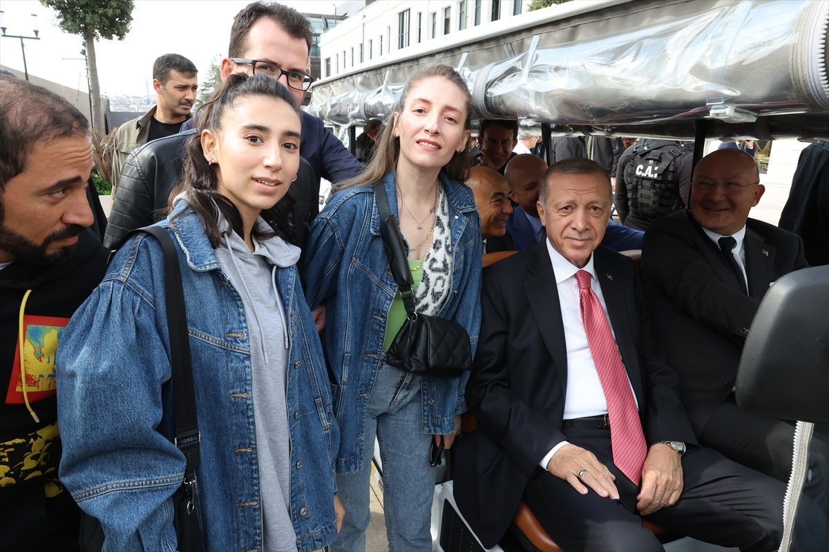 Cumhurbaşkanı Erdoğan a İstanbul da yoğun ilgi  #2