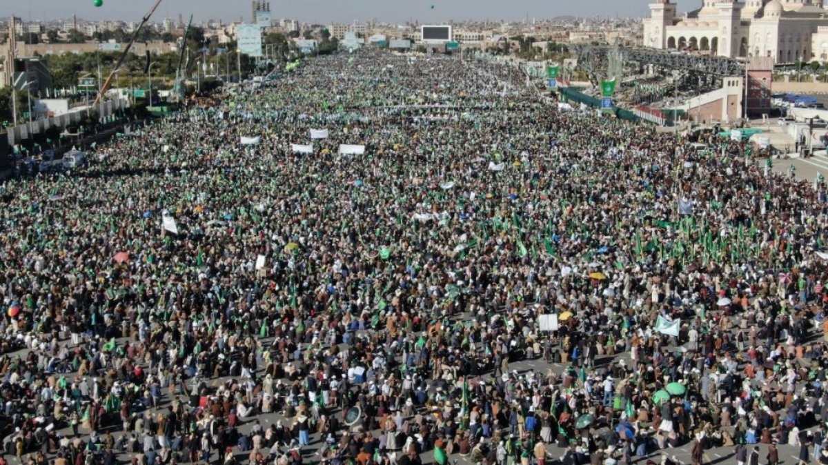 Yemen de milyonlarca kişi Mevlid Kandili ni kutladı #2