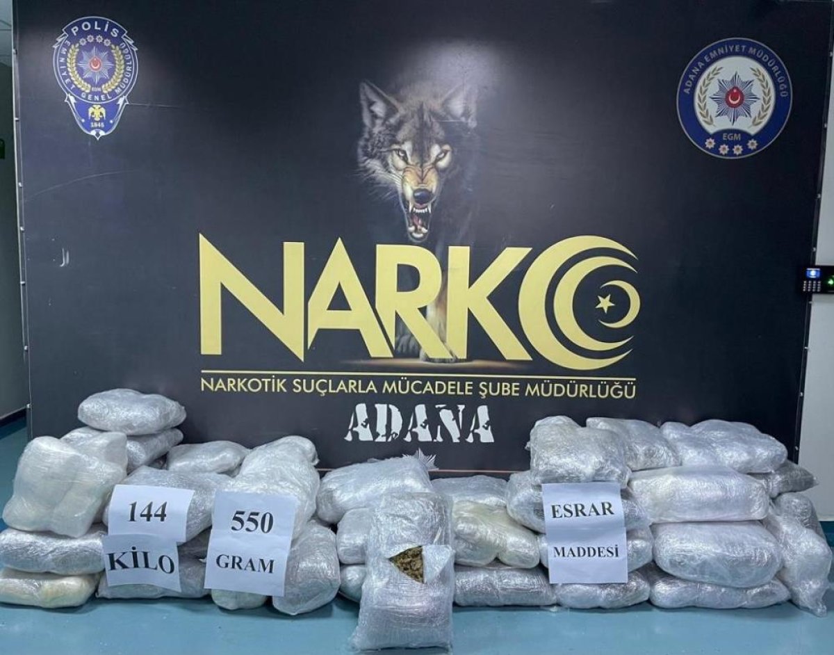 Adana da İBB cenaze aracında 144 kilo uyuşturucu yakalandı #10