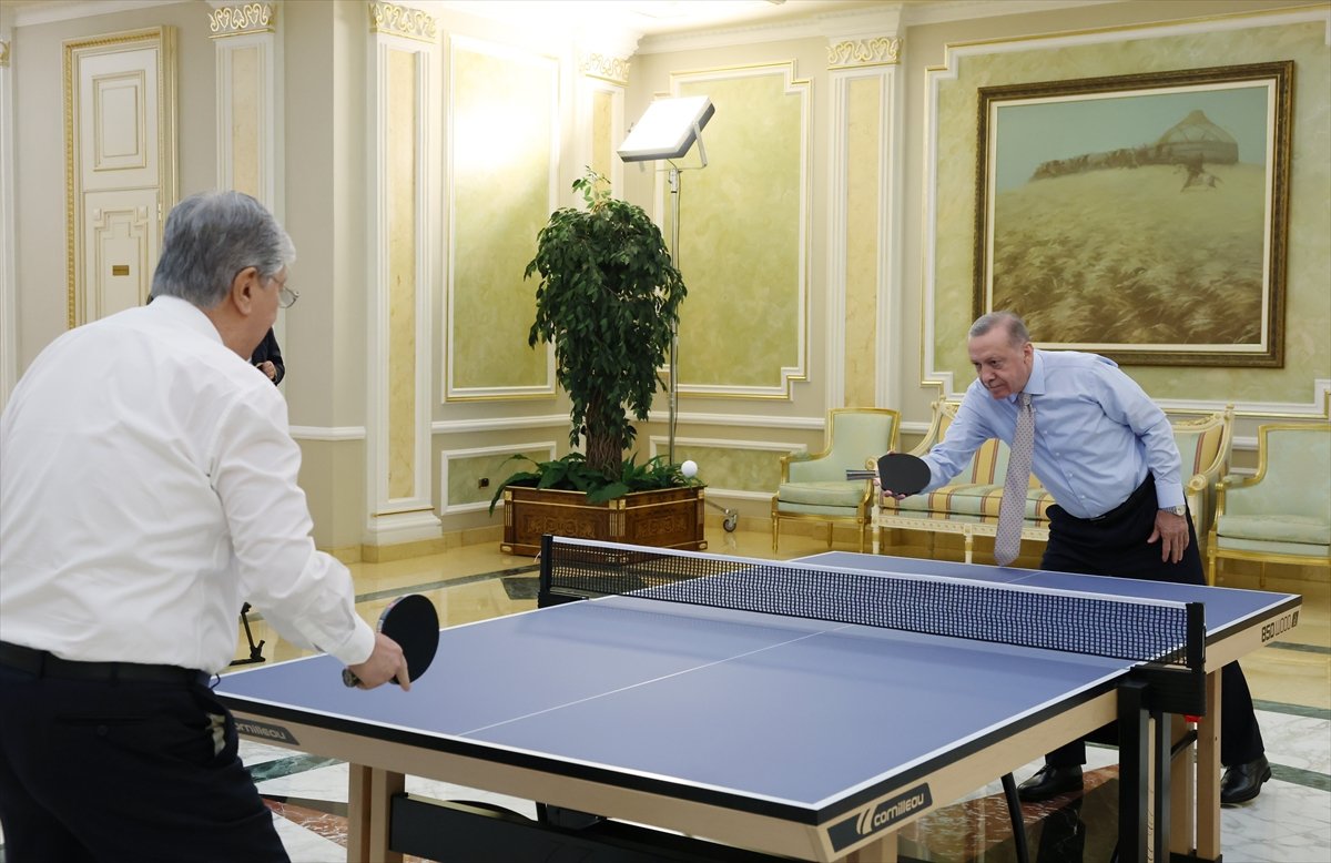 Cumhurbaşkanı Erdoğan ve Tokayev den Astana da rövanş maçı #3