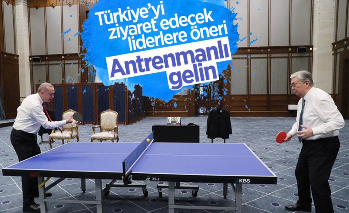 Cumhurbaşkanı Erdoğan ve Tokayev den Astana da rövanş maçı #7