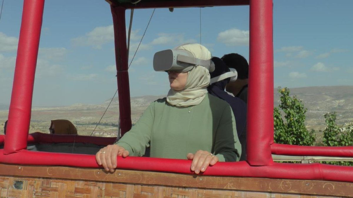 Kapadokya da balon turu 220 euro olunca sanal tura ilgi arttı #1