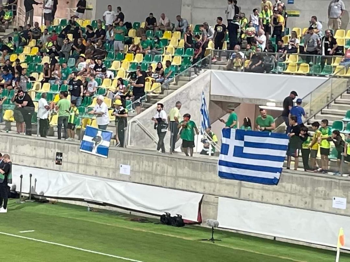 AEK Larnaca dan çirkin provokasyon #2