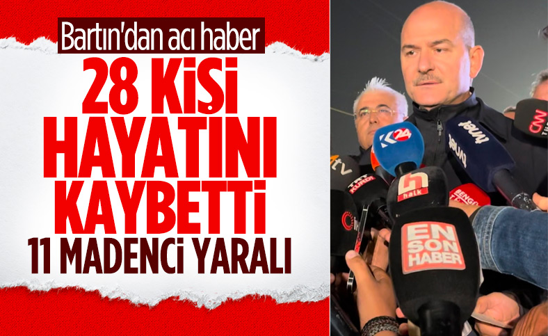 Bartın'daki maden faciasında ölü sayısı 28'e yükseldi