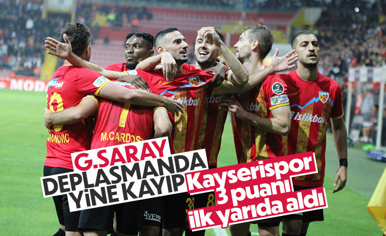 Galatasaray, Kayserispor'a mağlup oldu