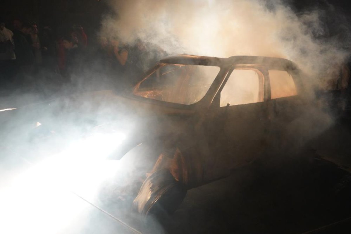 Ukrayna daki savaşta zarar gören araçlar festivalde sergilendi #1