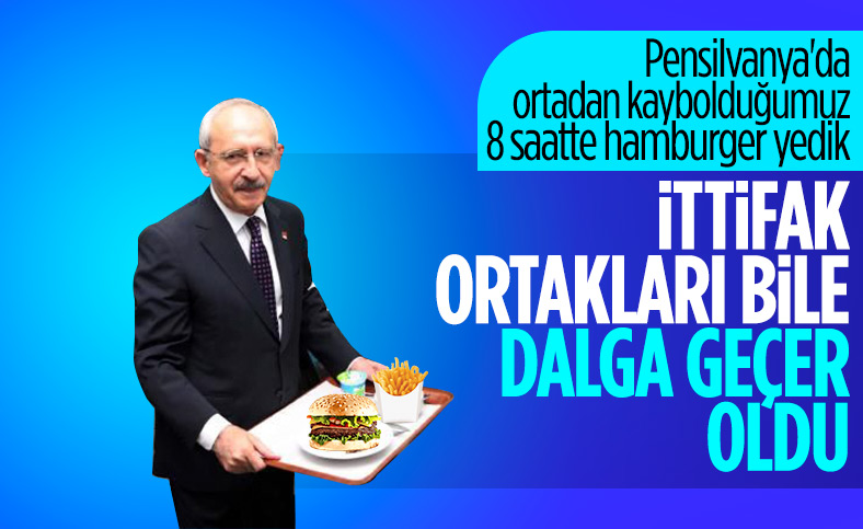 İyi Parti'den Kılıçdaroğlu'na hamburger göndermesi