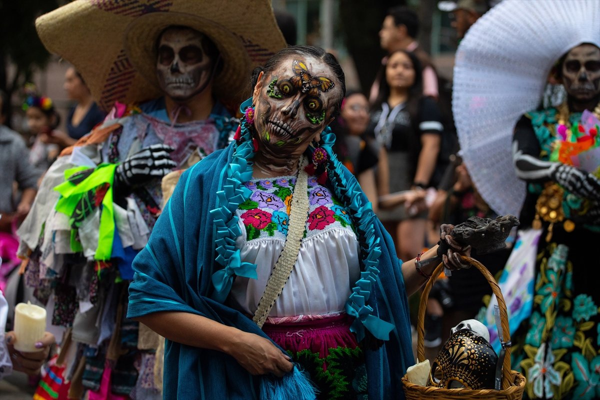 Meksika da  Ölüler Günü  festivali #10