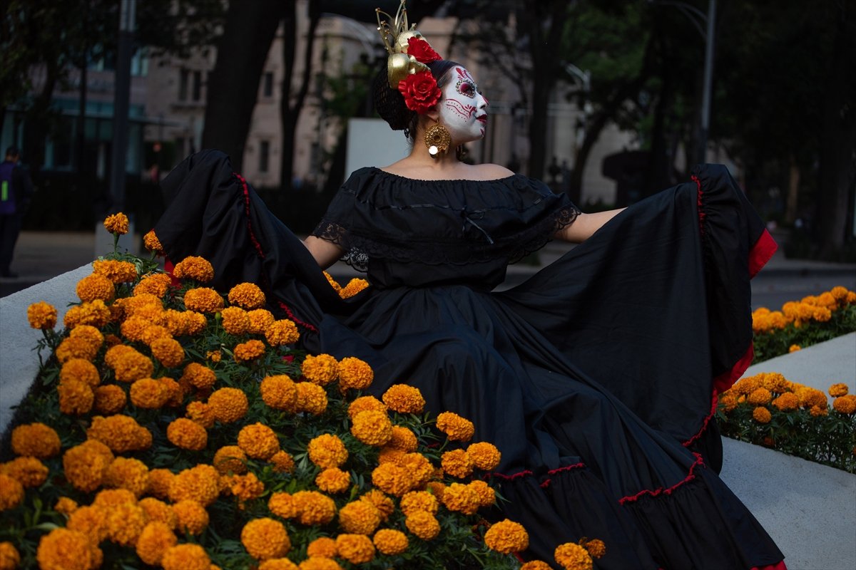 Meksika da  Ölüler Günü  festivali #5