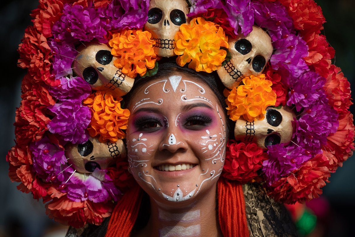 Meksika da  Ölüler Günü  festivali #3
