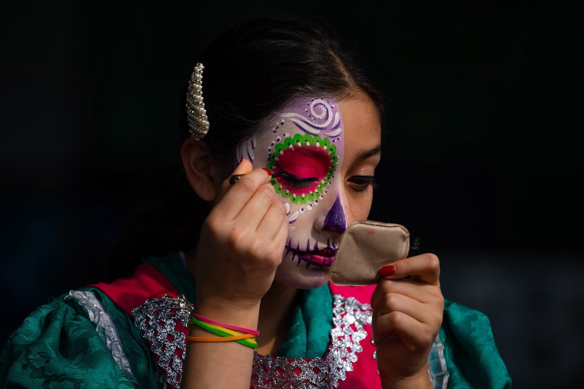 Meksika da  Ölüler Günü  festivali #20