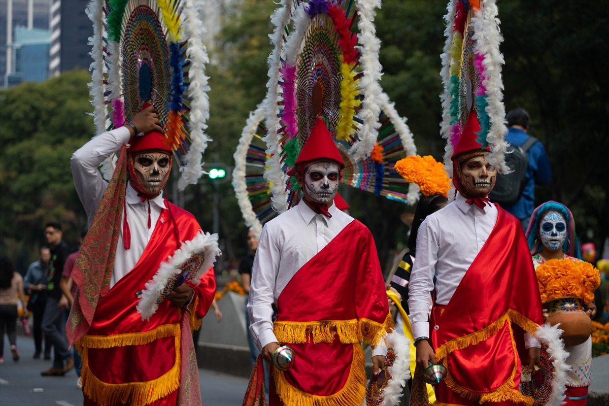 Meksika da  Ölüler Günü  festivali #6