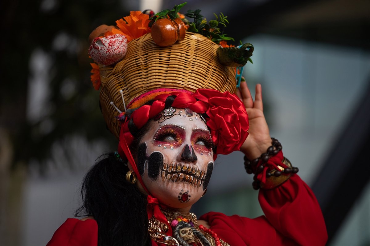 Meksika da  Ölüler Günü  festivali #4