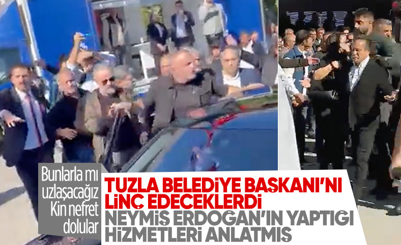 CHP'liler Tuzla Belediye Başkanı Şadi Yazıcı'ya saldırdı